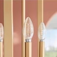 thumbnail image 3 of EcoSmart 40-Watt Equivalent B11 Dimmable E12 Candelabra Fine Bendy Filament LED Vintage Edison Light Bulb Soft White (3-Pack), 3 of 5