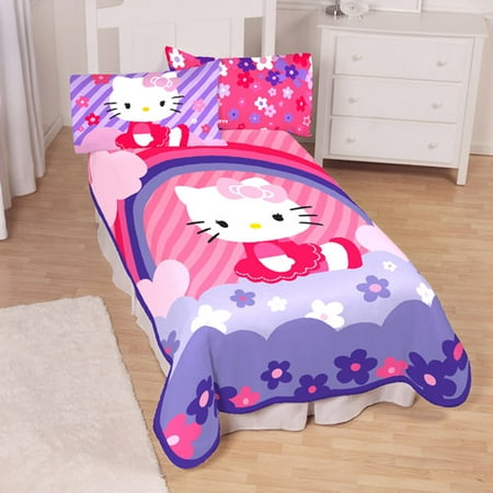 Hello Kitty Up in the Clouds Blanket - Walmart.com
