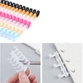 thumbnail image 5 of Racing Butterfly 30 Hole Loose-leaf Plastic Binding Ring Spring Spiral Rings for A4 A5 A6 Paper, 5 of 8