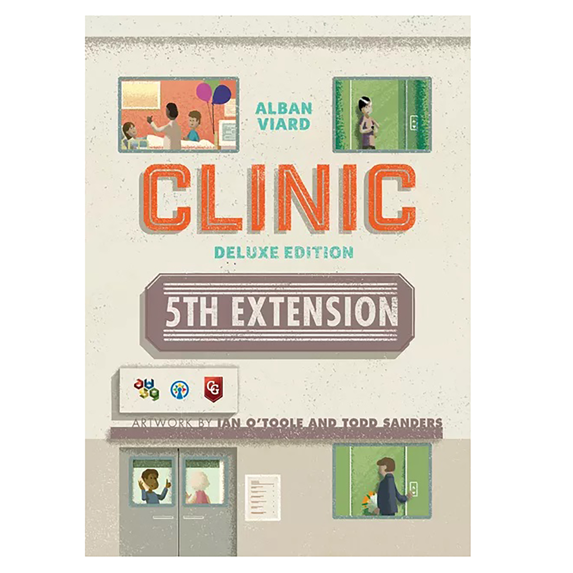 Capstone Games: Clinic Deluxe Extension 5 - Strategy Board Game Extension, 1-4 Players, Ages 12+, 60 - 150 Min Game Time