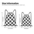 thumbnail image 2 of Xecao Gear Tools Pattern Sports Drawstring Backpack - String Swim Gym Bag with Wet Proof Pocket for Women&Men-Medium, 2 of 6