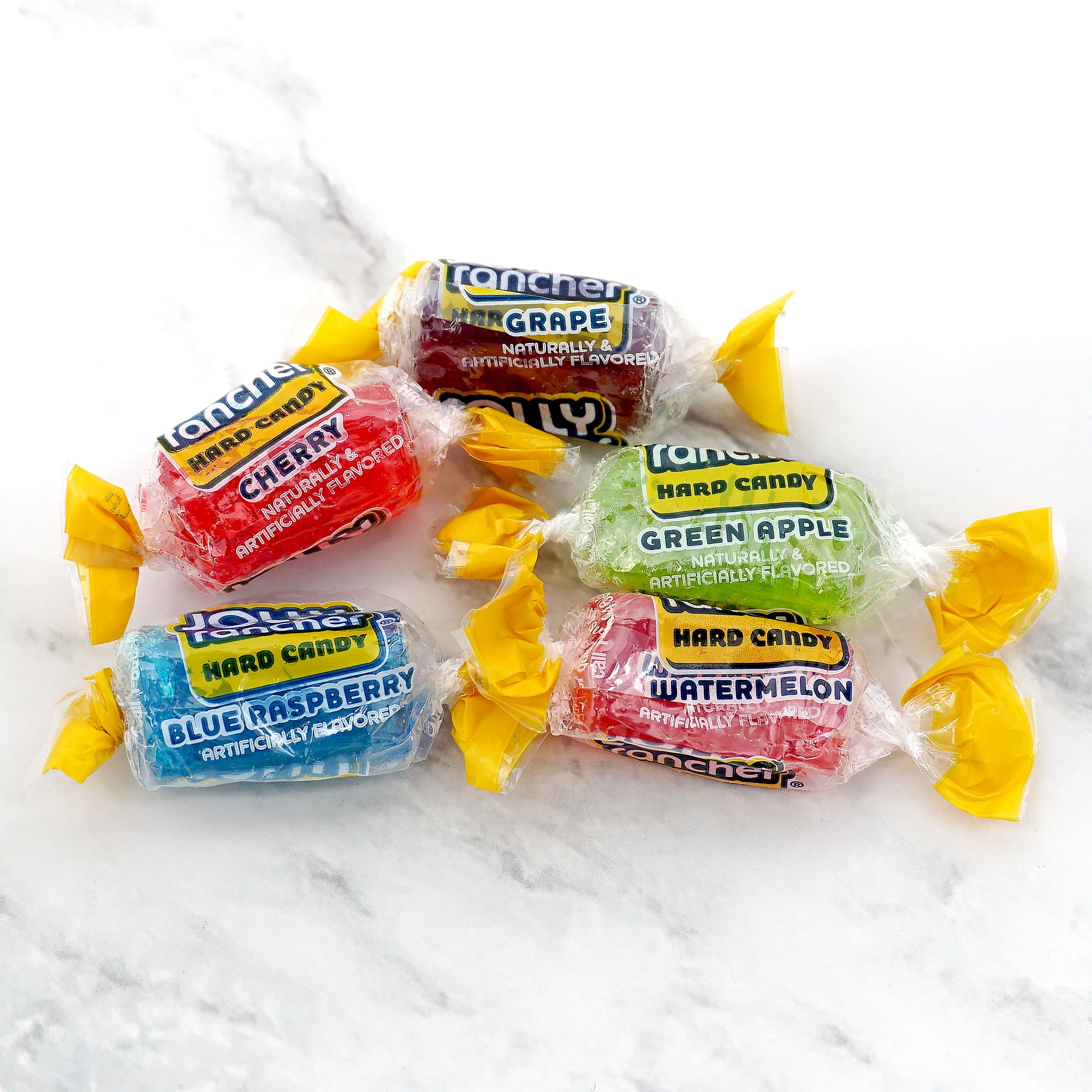 Jolly Ranchers Assorted Fruit Flavored Candy, 5lb Bulk Bag (Approx 375 Pieces), Individually Wrapped Hard Candy, The Hampton Popcorn & Candy Company