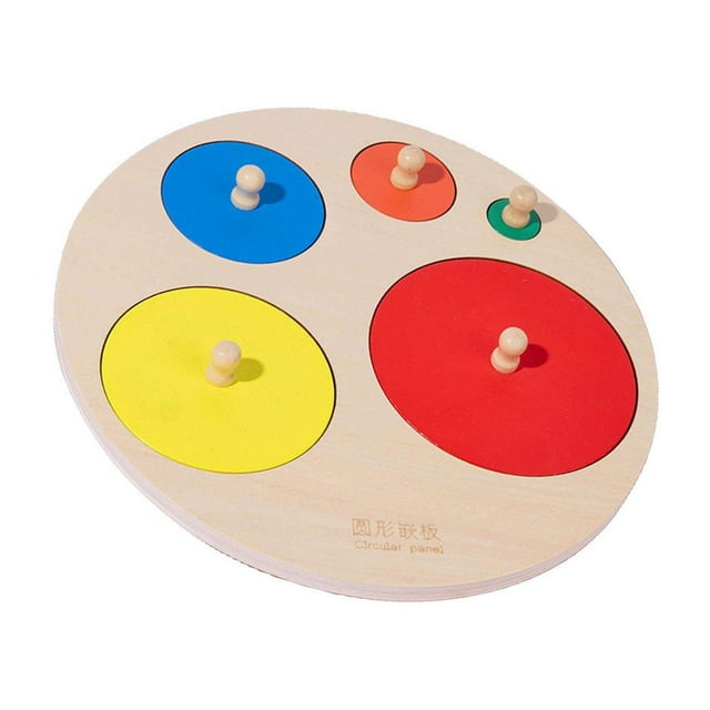 Wood Shape Puzzles Memory Games Learning Puzzle for educational toys Game round