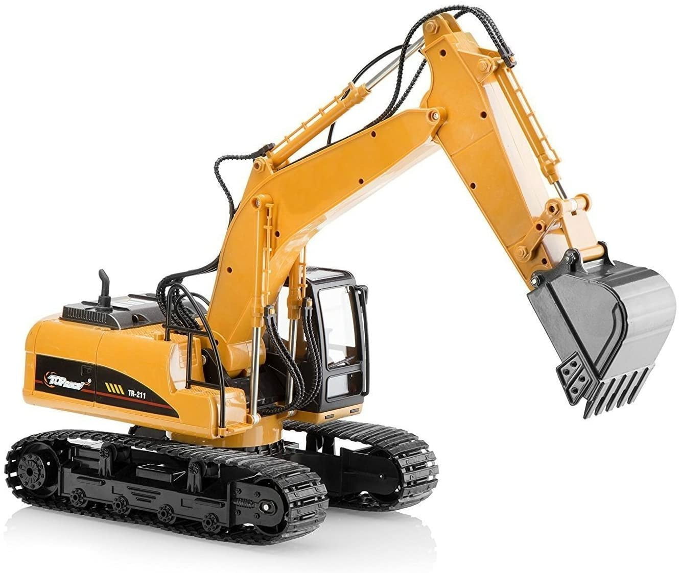 Top Race Toy Metal Diecast Digger/Excavator Construction Tractor Model