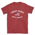 thumbnail image 1 of Fuquay-varina North Carolina Patriot Men's Cotton T-Shirt, 1 of 1