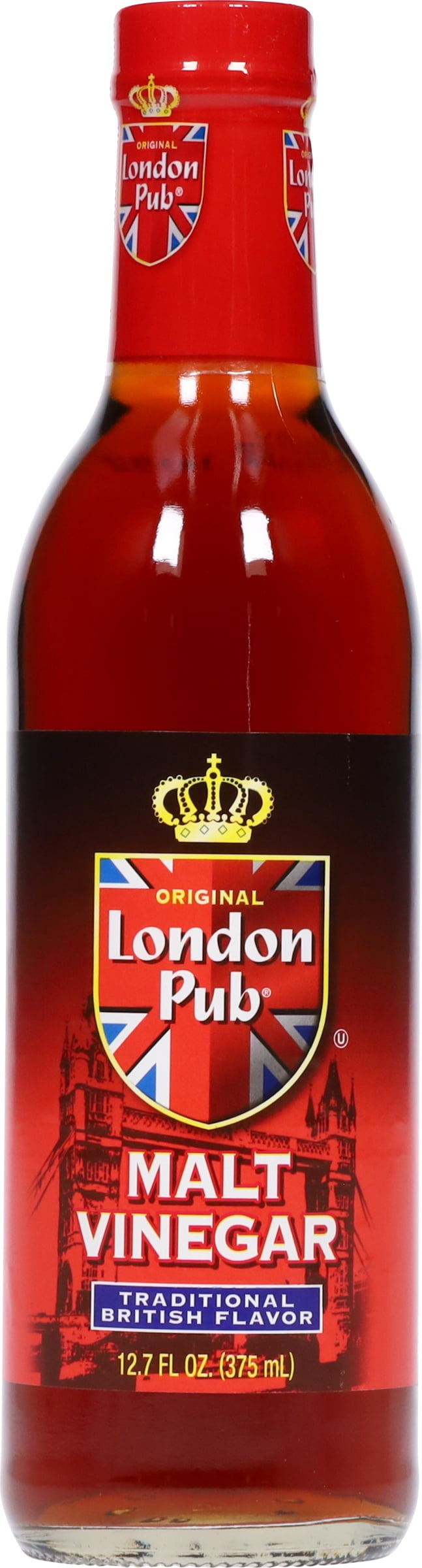 (6 pack) London Pub Traditional British Flavor Malt Vinegar 12.7 fl oz