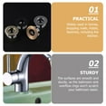 4 Pcs Overflow Ring Decorative Cover Overflow Rings Bathroom Sink Plug