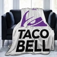 thumbnail image 6 of Taco Bell Blanket, Super Soft Throw Blanket For Bed Sofa Couch, Cozy Flannel Blanket For Bedroom Livingroom, 40"X30", 6 of 9