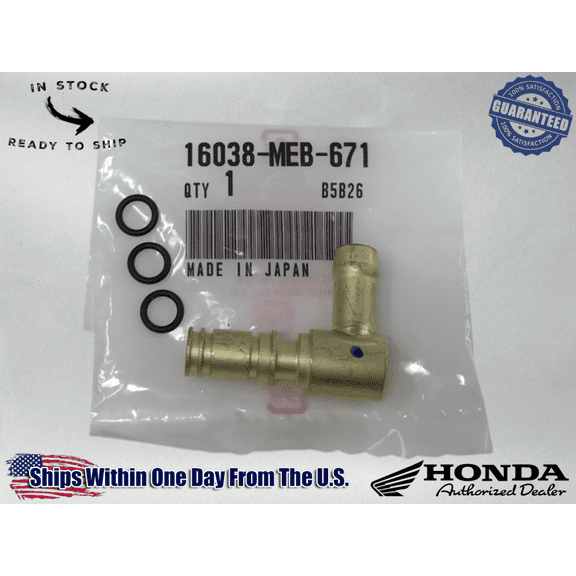 Honda OEM Carburetor Fuel Inlet Joint CRF450 TRX450R TRX450ER 16038-MEB-671