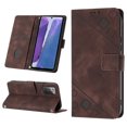 thumbnail image 1 of Compatible with Samsung Galaxy Note 20 Classic Embossed PU Leather Case with Card Holder Shockproof Cover, 1 of 5