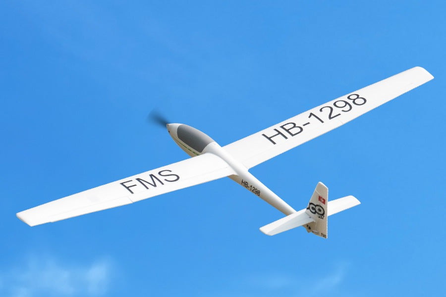 Fms Rc Planes for Adults Remote Control Airplane 2500mm ASW-17 EP Glider Hobby Rc Airplanes PNP (NO Radio, Battery, Charger)