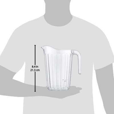 Polypropylene Stackable Pitcher - 48 ounce — Bar Products