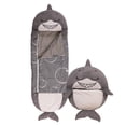 thumbnail image 1 of Bolsa para dormir 2 en 1 almohada Happy Nappers Tiburón Mediano para niños, 1 of 5