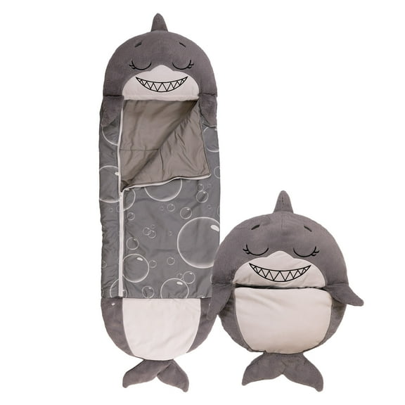 Bolsa para dormir 2 en 1 almohada Happy Nappers Tiburón Mediano para niños