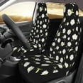 thumbnail image 2 of Sikiie Daisies Flowers Car Seat Protector 2 Pack Car Seat Cushion Mat, Car Seat Covers for SUV, Truck, Van, 2 of 7