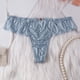 thumbnail image 2 of Gibobby Lencería sexy para mujer Día de San Valentín Ropa interior sexy de cintura a la moda para mujer Calzoncillos a rayas de color Ropa interior Bragas de mujer(Gris, G), 2 of 5