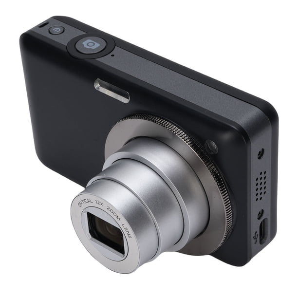 Cámara Digital 4K Para Fotografía, Cámara De Vlogging Wifi HD De 64MP Con Zoom óptico 12x, Pantalla Incorporada De Pantalla De 3 Pulgadas, Diseño De Lente Retráctil, Cámara