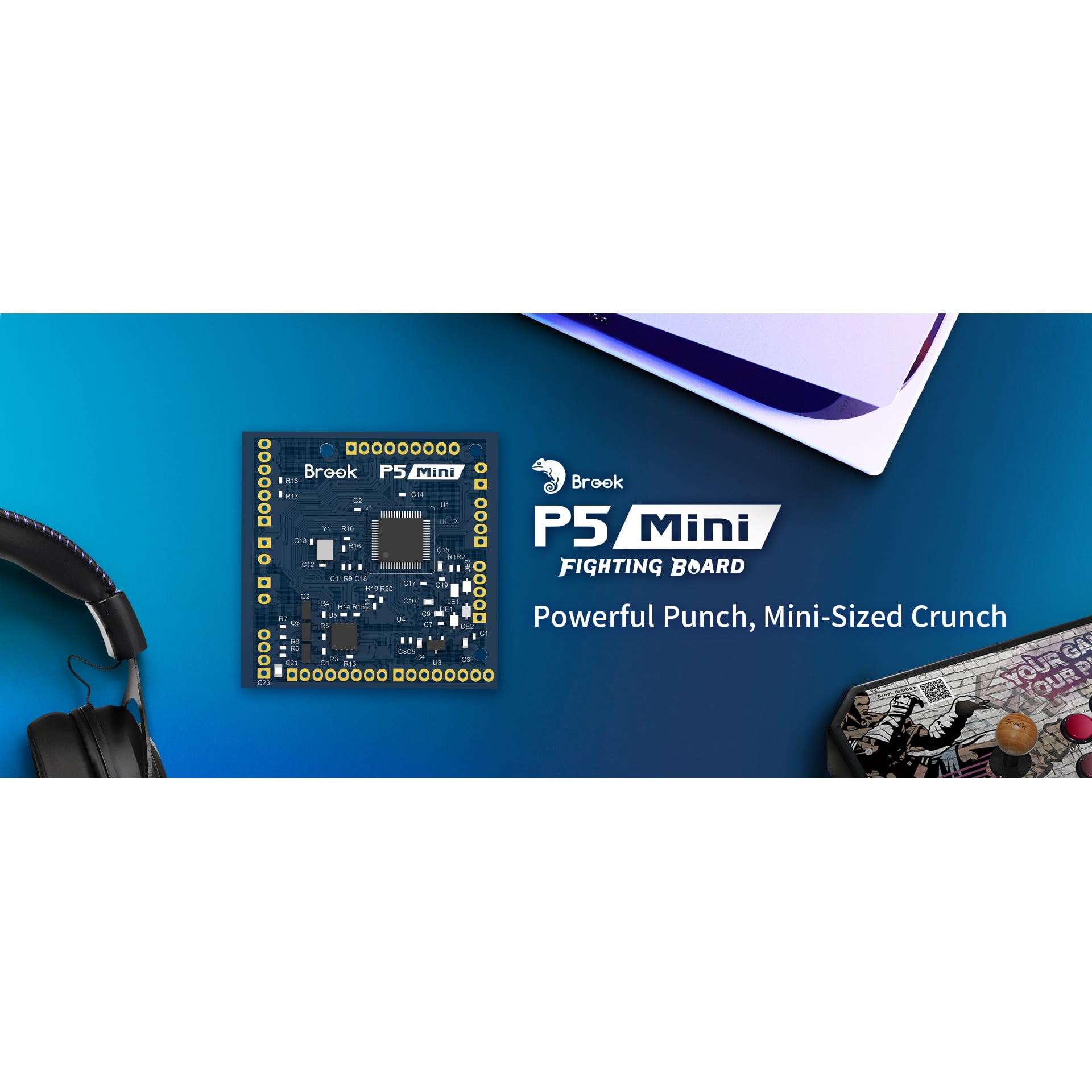 【PS5対応】Brook P5 mini Fighting Board S9cdb33add63f4fbbb03ddb161fc4e