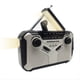 thumbnail image 1 of Radio de Emergencia con Energía Solar y Manivela, Radio AM/FM, Linterna LED, Alarma SOS, Batería Externa, Altavoz, Color Gris., 1 of 5