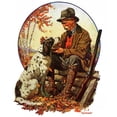 thumbnail image 3 of Marmont Hill Hunter and Spaniel by J.F. Kernan Painting Print on Canvas, 3 of 5