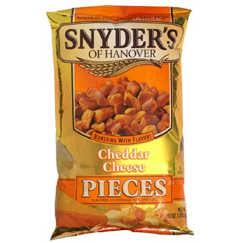 Snyder's Of Hanover Cheddar Cheese Pretzel Pieces, 10Ounce Packages
