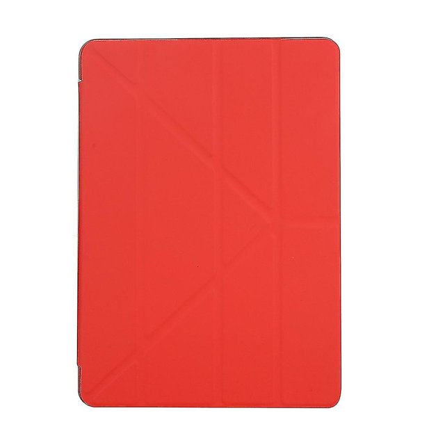 Para Ipad 10.2 (2021)/(2022)/(2019) Funda Protectora Plegable De Silicona Deformada + Funda Para Tableta Con Soporte De Cuero PU - Negro #yg