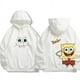 thumbnail image 4 of Suéter de poliéster con dibujos animados de Bob Esponja para otoño e invierno, sudadera con capucha de manga larga fina o polar, 4 of 5