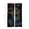 thumbnail image 2 of Cortina de puerta de Mickey Mouse, cortina opaca para puerta de 34 x 57 pulgadas, cortina divisoria de privacidad para decoración del hogar, dormitorio, cocina, 2 paneles, 2 of 6