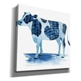 thumbnail image 2 of Epic Graffiti 'Cobalt Farm Animals I' by Grace Popp, Canvas Wall Glass, 12"x12", 2 of 2