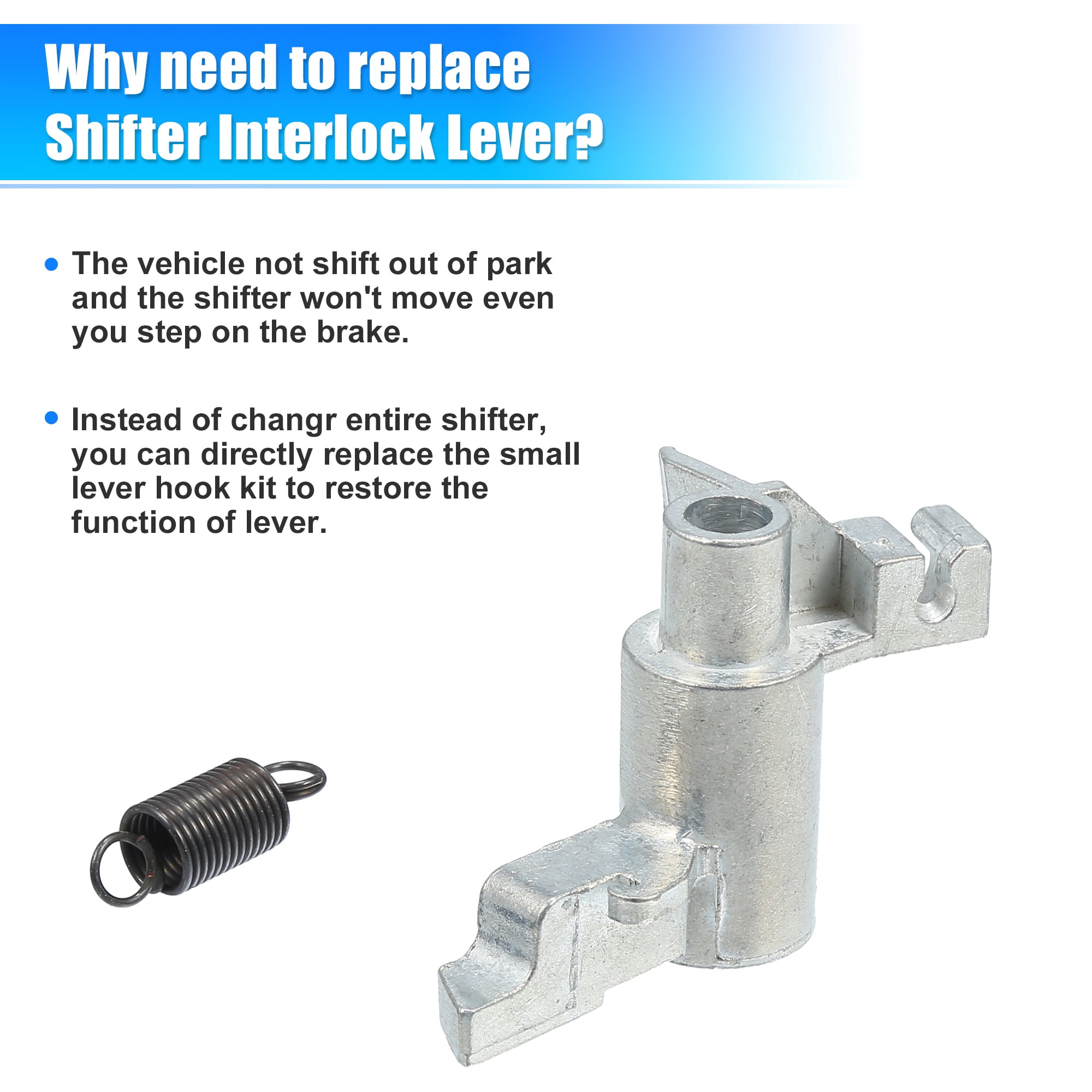 Unique Bargains Transmission Shifter Shift Interlock Latch Kit for Dodge Charger
