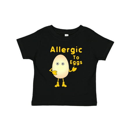 

Inktastic Allergic to Eggs Gift Toddler Boy or Toddler Girl T-Shirt