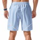 thumbnail image 4 of Pantalones Elásticos de la Cintura de los Hombres de Color Sólido Moda Casual con Bolsillos Encaje de la Cintura Pantalones Cortos, Pantalones Cómodos para Diarios, 4 of 8