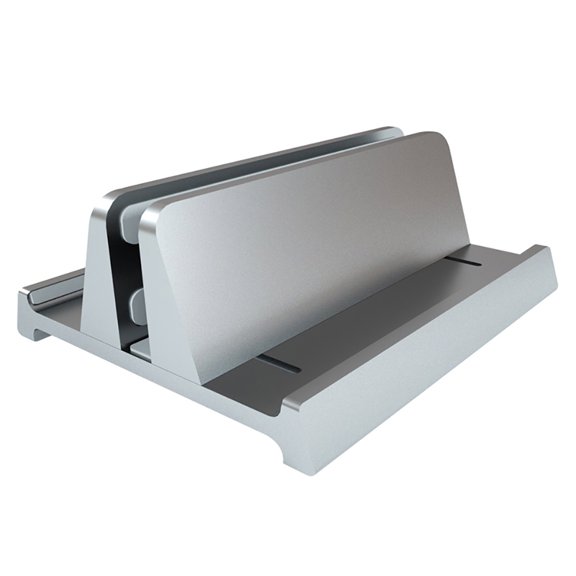 Vertical Laptop Stand Holder Desktop Stand with Adjustable Dock Fits All Laptops
