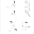 thumbnail image 5 of In Wall Bathroom Sink Faucet with Two Handles, 5 of 5