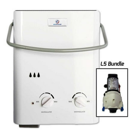 Eccotemp Systems LLC 1.5 GPM Tankless Liquid Propane Water Heater with Flojet Pump