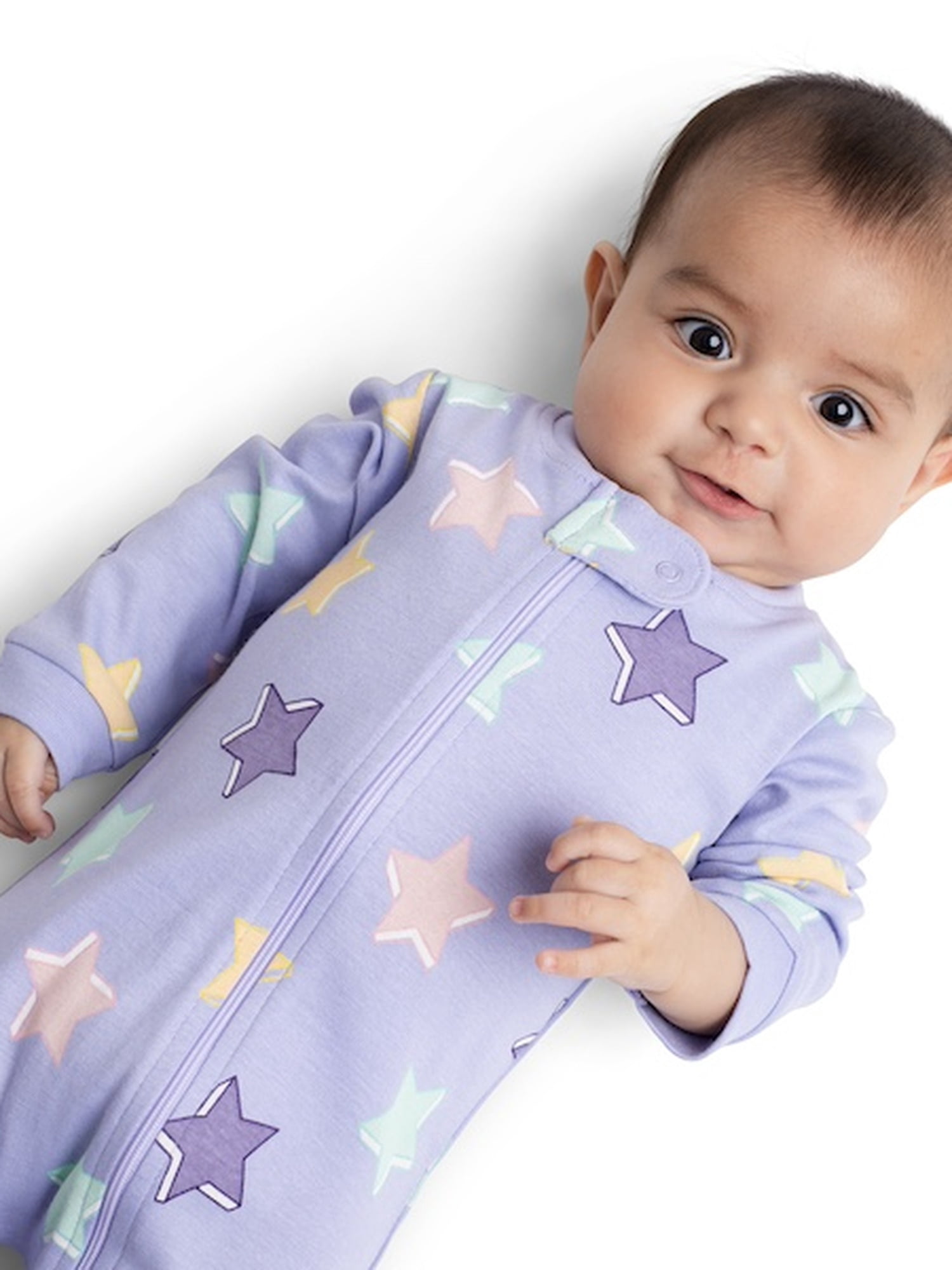 M+A by Monica + Andy, Organic Cotton One-Piece Coverall, Sizes Newborn - 18-24 Months