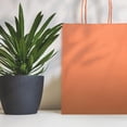 thumbnail image 2 of NexMint 24 Pack Halloween Pumpkin Orange Kraft Paper Gift Bags with Handle 10.5x8 Inch, 2 of 8