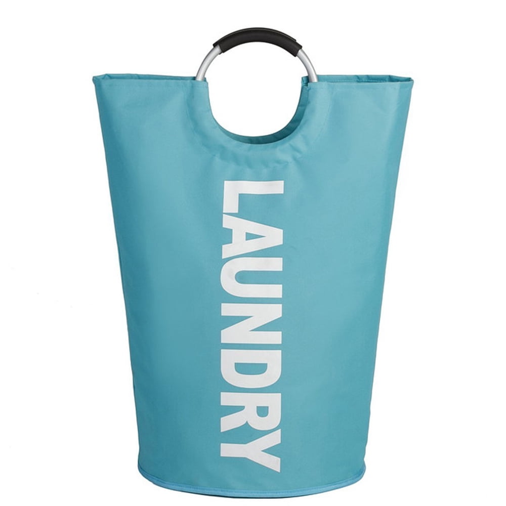 Handy Handles Portable Foldable Polyester Carry Clothes Laundry Bag ...