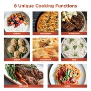 Ninja HyperHeat 8-in-1 Electric Pressure Cooker, 6.5 Qt Multi-Cooker with SimpliServe Pot, 1200W, Sage Leaf