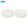 thumbnail image 3 of Uxcell 75mm ID Pipe End Cap Fitting, 10Pcs Furniture Grade Plug Coupling, White, 3 of 5