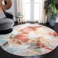 thumbnail image 2 of SAFAVIEH Phoenix Abagail Abstract Area Rug, Ivory/Terracotta, 8' x 10', 2 of 9