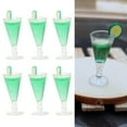thumbnail image 4 of Miniature Cocktail Glasses, Simulation Life Scene 1/12 Scale Dollhouse Cocktail Glasses  For Dollhouse Decorations For Toy Green, 4 of 8