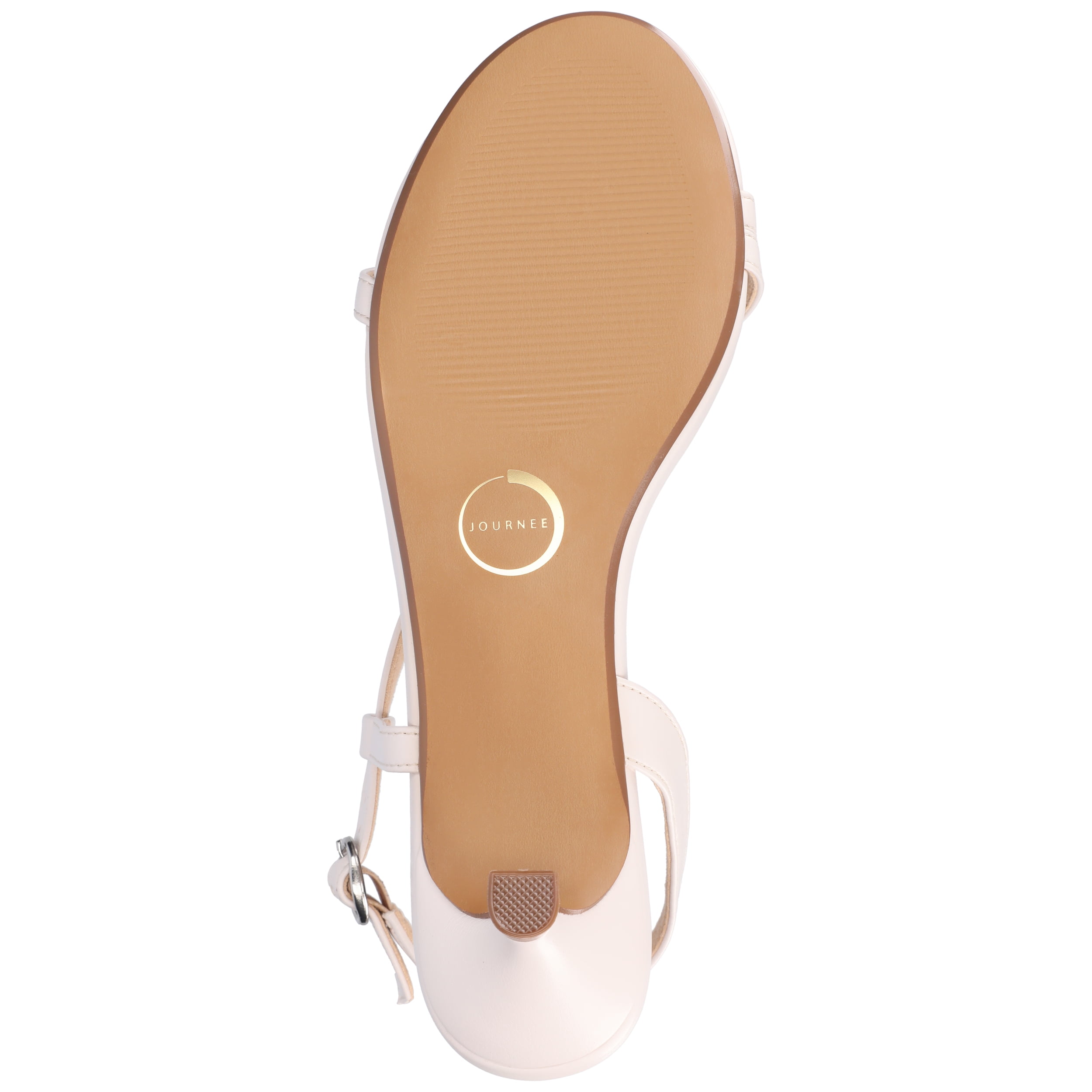 Journee Womens Jemry Crossover Strap Kitten Heel Dress Sandals