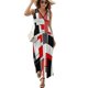 thumbnail image 1 of Vestido De Noche De Lujo Sin Mangas Para Mujer, Abstract Geometrical Vestido De Fiesta, 1 of 5