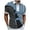 Sky Blue, variant on Mens Polo Shirts Summer Digital 3D Printing Fashion Poster Holiday Beach Lapel Zipper Short Sleeve Life Men'S Clothing