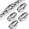 thumbnail image 4 of Jinyuanchao 100 Pcs Replacement Vertical Roman Roller Blind Ball Chain Connector Clips, Beaded Ball Chain Connector, 4 of 8
