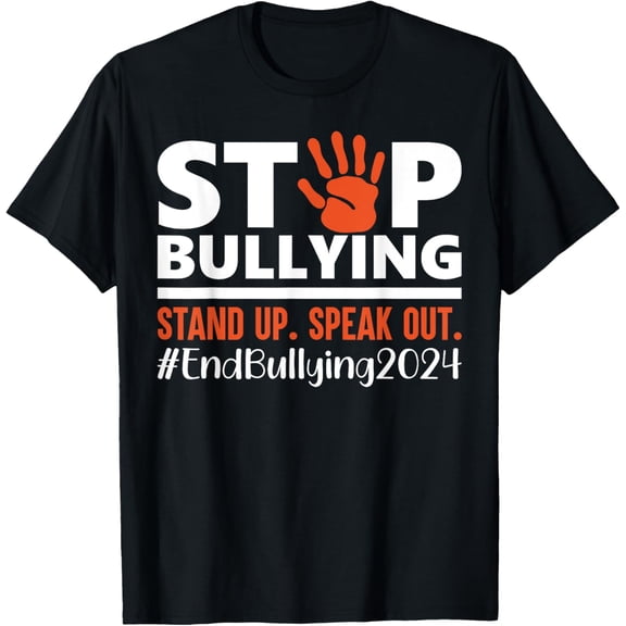 Unity Day Stop Bullying Stand up Speak out End Bullying 2024 T-Shirt