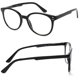 thumbnail image 4 of Paquete de 3 anteojos de lectura Spring Hinge Lectores elegantes Negro / Tortuga para hombres y mujeres, 4 of 5