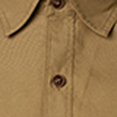 thumbnail image 4 of Camisa De Botones Para Hombre Camisa de solapa para hombre Camisa de manga corta de color casual de moda (Khaki, XL), 4 of 7