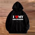 thumbnail image 3 of Puliio I Love My Girlfriend Hoodies For Men Love Heart Print Long Sleeve Valentines Day Hooded Sweatshirt Sweater Pullover Tops Cute Funny Gifts Clothes, 3 of 3